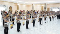 Prosesi sertijab PJU Polda Jateng dan Kapolres serta Kapolresta di Mapolda Jateng, Kecamatan Semarang Selatan, Kota Semarang, Rabu (29/7/2026). (Foto: dok. Polda Jateng) | Sumber: dok. Polda Jateng)