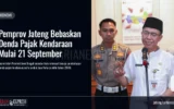 Pemprov Jateng Bebaskan Denda Pajak Kendaraan Mulai 21 September